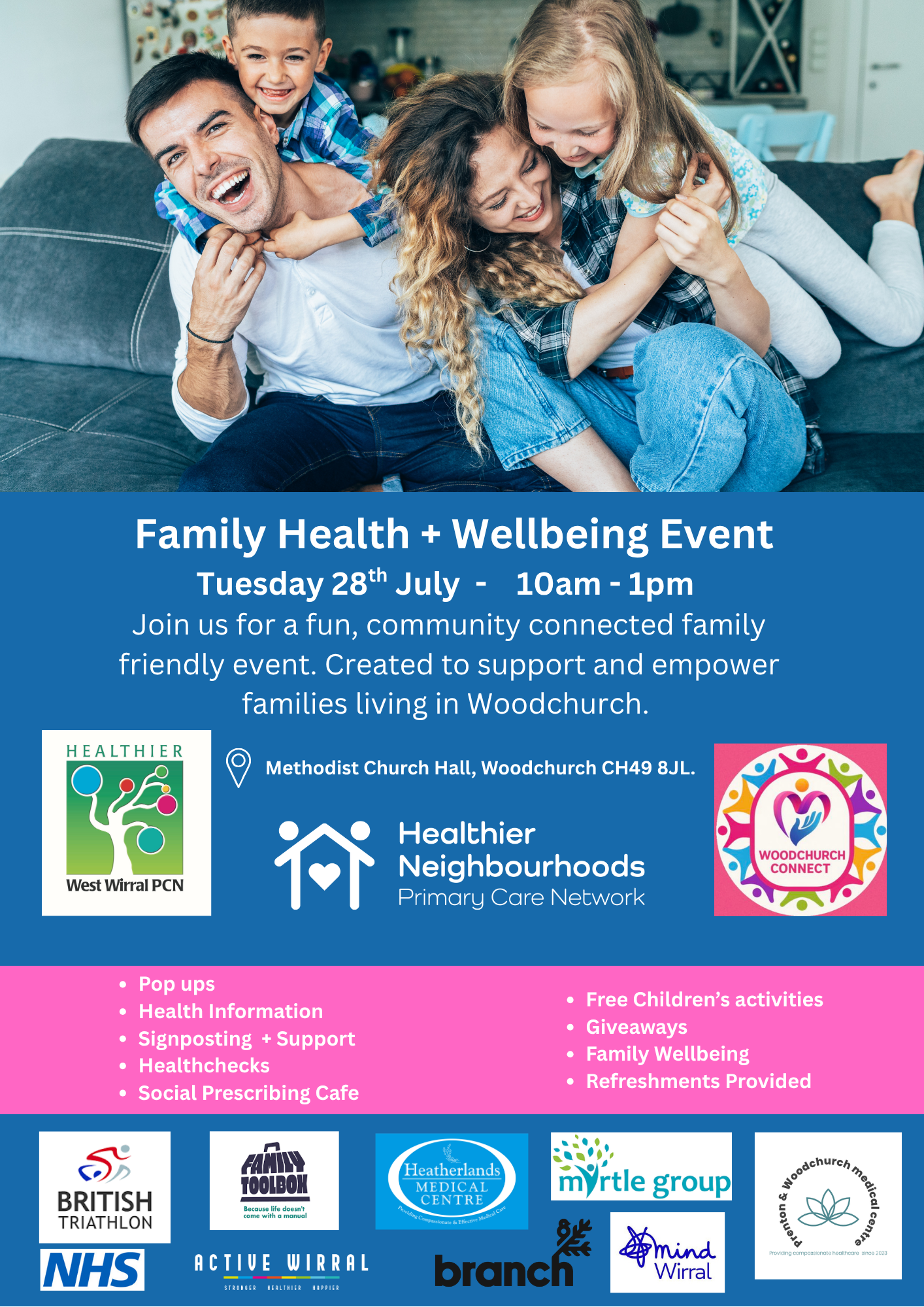 Family Event Poster 28th July 2026